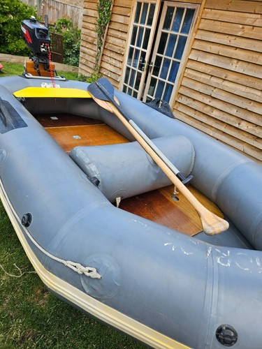 Avon inflatable rib boat - boat, 9ft