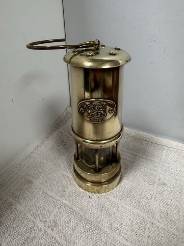 Vintage brass miners - vintage, lamp