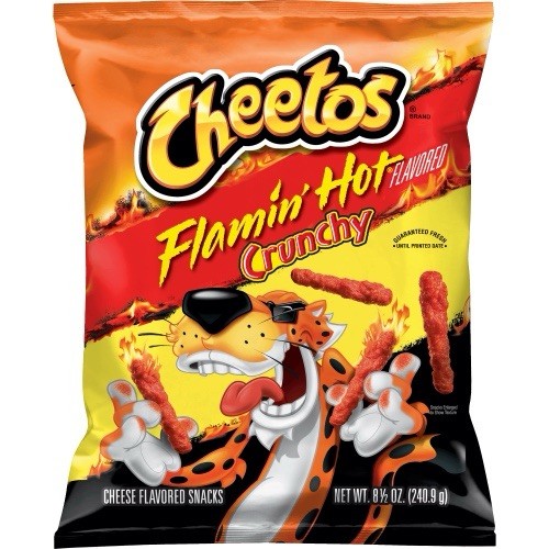 Cheetos flamin hot crunchy - cheetos,