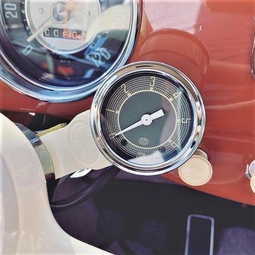 12v tachometer 52mm - 12v, 6000rpm