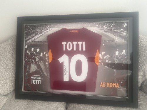 Led framed francesco totti - francesco,