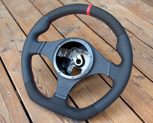 New leather steering - steering, wheel