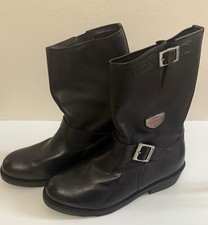 Red Wing 968 Engineer Motocycle Black Leather Boot  Men Size 11.5D
