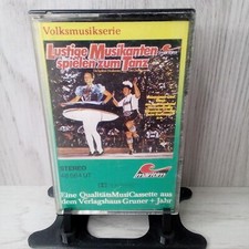LUSTIGE MUSIKANTEN SPIELEN ZUM TANZ CASSETTE TAPE ALBUM - RARE RETRO VINTAGE