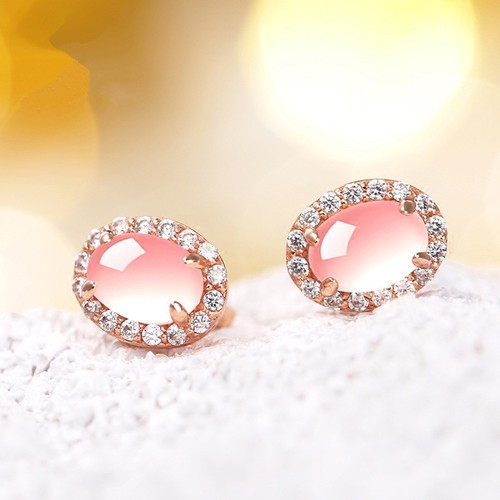 Pink natural jade - pink,