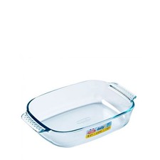 Pyrex 2.7L Roaster – Large Glass Roasting Dish with Handles • Oven Safe Cookware