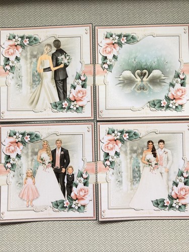 Wedding card toppers - 4, x