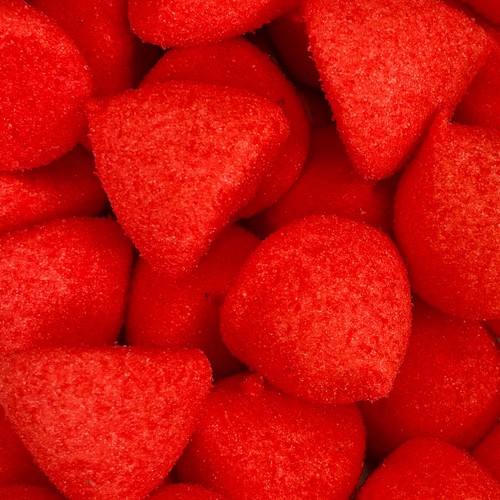 Red paint ball - ball, marshmallows