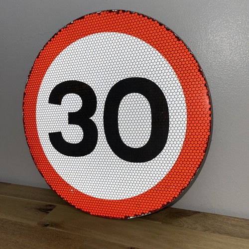 Genuine vintage 30mph - genuine, road