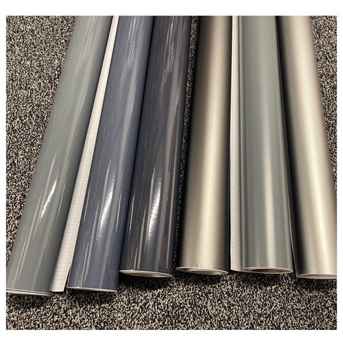 Nardo grey car vinyl wrap - nardo,