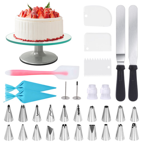 Glass rotating cake - glass,
