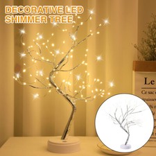 108 LED Twig Tree Lights Light Up Birch Bonsai Tree Table Lamp Easter Decoration
