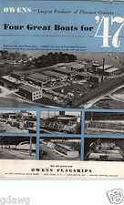 1947 PAPER AD 4 PG Owens