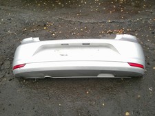 VOLKSWAGEN POLO SE BUMPER (REAR) SILVER LA7W 2014-2017