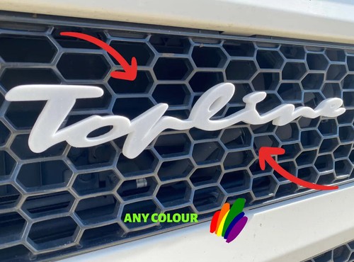 Scania topline grille - topline, logo