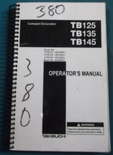 TAKEUCHI TB125 TB135 TB145