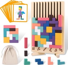 3D Wooden Stacking Puzzle Toy