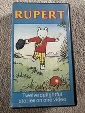 RUPERT (12 delightful stories) VHS Video PAL Certificate U BBC video 