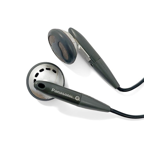 Panasonic earphones dark grey - earphones,