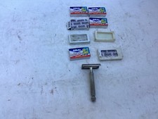 Vintage Gillette Tech Safety Razor 1950s With Accessories