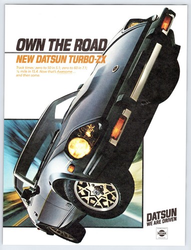 1981 datsun turbo car - turbo-zx,