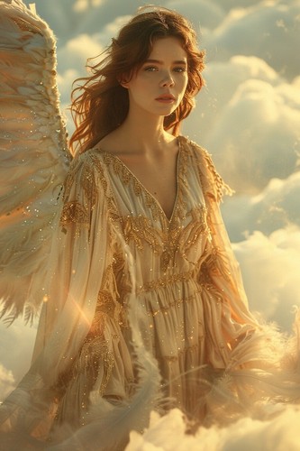 Stunning angel canvas picture - canvas,