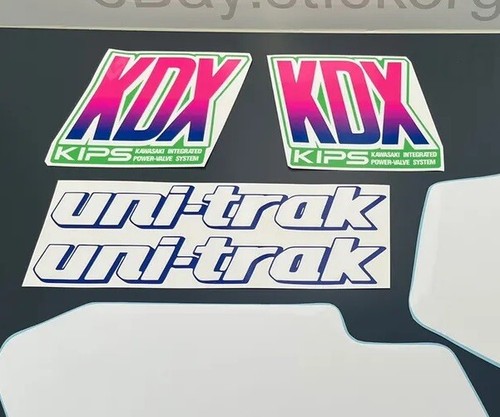 Kawasaki kdx 200 tank stickers - tank,