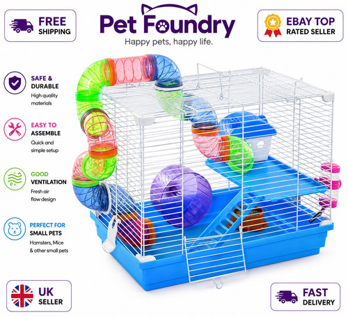 Pawhut hamster cage carrier - pawhut,