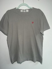Comme Des Garçons  CDG Play Grey T-shirt Men’s Size M
