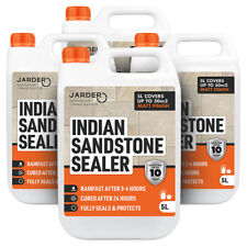 Jarder Indian Sandstone Patio Sealer Seal Paving Weatherproof Sealant 4 x 5L