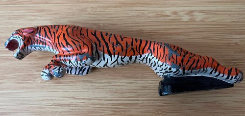 Vintage hand painted jaguar - vintage,