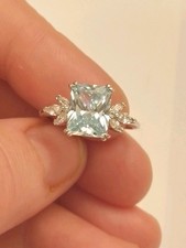 Sterling Silver Emerald Cut