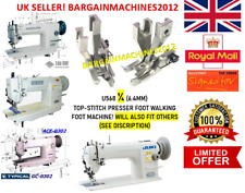 U568 ¼  6.4MM TOP-STITCH PRESSER FOOT HIGHLEAD JUKI WIMSEW WALKING FOOT MACHINE 