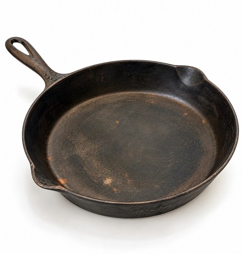 Vintage cast iron - cast, skillet