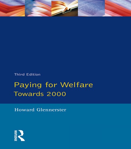 Paying for welfare - for,
