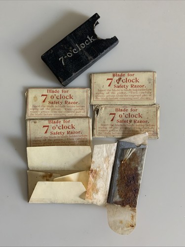 Vintage razor blades set - vintage, of
