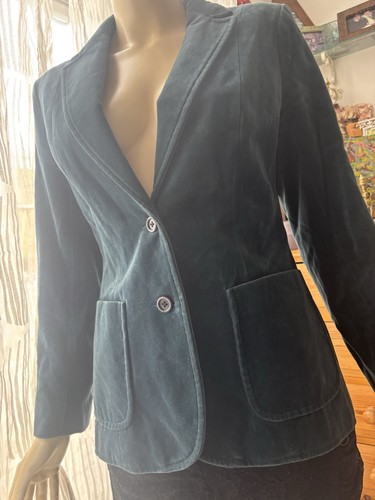 Turquoise velvet vintage - velvet,