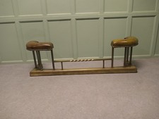 Brass Dark Green Leather Art