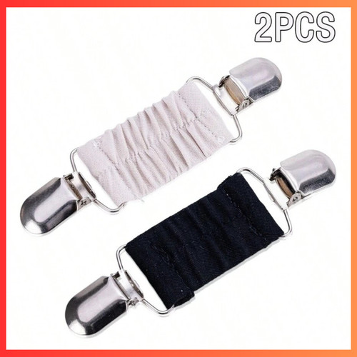 2pcs elastic dress cinch clips - 2pcs,