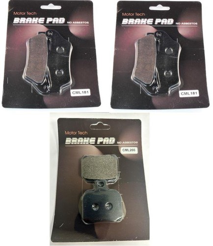 Full brake pads - ft, rr