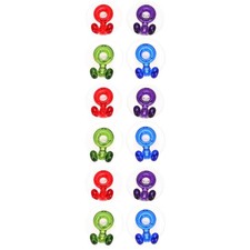  Set of 3 Toothbrush Holders Wall Mounted Hanging Bathroom Accessories