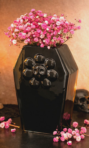 Coffin shaped ceramic vase - coffin, 3d