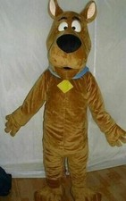 l|scooby-doo dog brown Mascot Costume cosplay Adult Suit fancy dress handmade ho