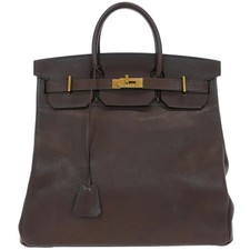 Hermes Hac Birkin Bag Brown