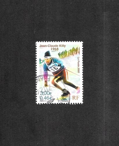 France stamp used killy - france,