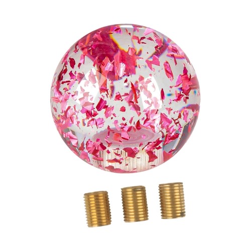 Clear glass gear - glass, knob
