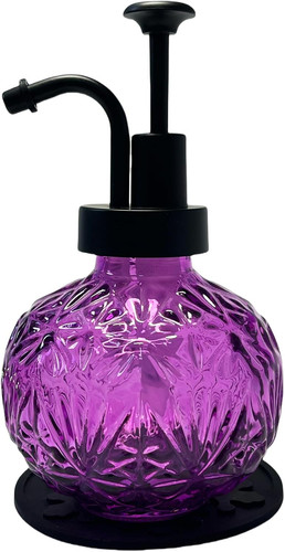 Vintage glass soap - glass, dispenser