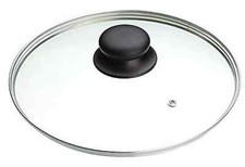 Wok Pan Glass Lid dishwasher safe 22cm 28cm 30cm