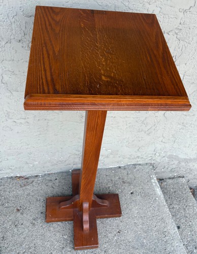 Brown wooden lecturn speaking - wooden,