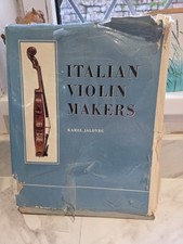 Italian Violin Makers Karel Jalovec 1964 Hardback Book